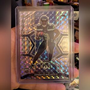 KENNETH WALKER III '22 Mosaic #308 (RC) Silver Mosaic - Seattle Seahawks